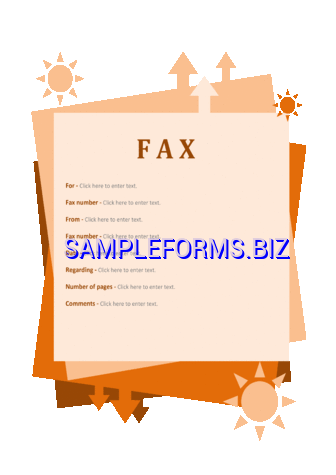 Fax Cover Sheet Template dotx pdf free